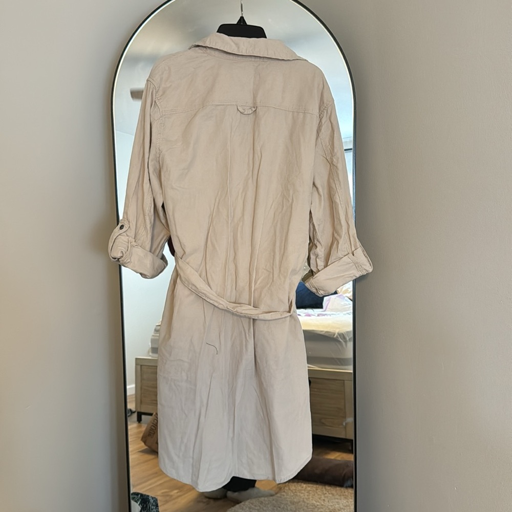 Marshall’s, originally Lucky Brand, Beige 3/4 Sleeve Dress - Picture 2 of 2